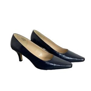 Karen Scott Clancy Navy Blue Heel Pumps Size 7.5